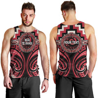 Aotearoa Ngai Te Rangi Personalised Men Tank Top Maori Iwi Poutama Puhoro Tattoo LT14 - Polynesian Pride