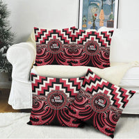 Aotearoa Ngai Te Rangi Pillow Cover Maori Iwi Poutama Puhoro Tattoo LT14 - Polynesian Pride