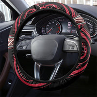 Aotearoa Ngai Te Rangi Steering Wheel Cover Maori Iwi Poutama Puhoro Tattoo LT14 - Polynesian Pride