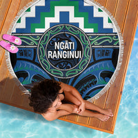 Aotearoa Ngati Ranginui Beach Blanket Maori Iwi Poutama Puhoro Tattoo LT14 - Polynesian Pride