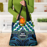 Aotearoa Ngati Ranginui Grocery Bag Maori Iwi Poutama Puhoro Tattoo LT14 - Polynesian Pride