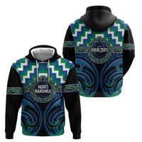 Aotearoa Ngati Ranginui Personalised Hoodie Maori Iwi Poutama Puhoro Tattoo LT14 - Polynesian Pride