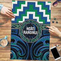 Aotearoa Ngati Ranginui Puzzle Maori Iwi Poutama Puhoro Tattoo LT14 Green - Polynesian Pride