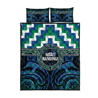 Aotearoa Ngati Ranginui Quilt Bed Set Maori Iwi Poutama Puhoro Tattoo LT14 - Polynesian Pride