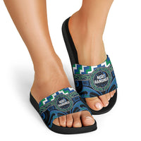 Aotearoa Ngati Ranginui Slide Sandals Maori Iwi Poutama Puhoro Tattoo LT14 - Polynesian Pride