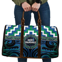 Aotearoa Ngati Ranginui Travel Bag Maori Iwi Poutama Puhoro Tattoo LT14 Green - Polynesian Pride