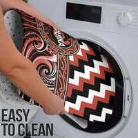Aotearoa Tapuika Bathroom Set Maori Iwi Poutama Puhoro Tattoo LT14 - Polynesian Pride