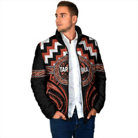 Aotearoa Tapuika Personalised Padded Jacket Maori Iwi Poutama Puhoro Tattoo LT14 - Polynesian Pride