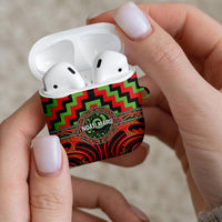 Aotearoa Ngati Maru AirPods Case Maori Iwi Poutama Puhoro Tattoo LT14 - Polynesian Pride