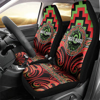 Aotearoa Ngati Maru Car Seat Cover Maori Iwi Poutama Puhoro Tattoo LT14 - Polynesian Pride