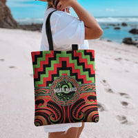 Aotearoa Ngati Maru Tote Bag Maori Iwi Poutama Puhoro Tattoo LT14 - Polynesian Pride