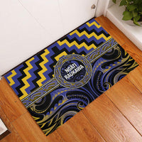 Aotearoa Ngati Raukawa Rubber Doormat Maori Iwi Poutama Puhoro Tattoo LT14 - Polynesian Pride