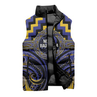 Aotearoa Ngati Raukawa Personalised Sleeveless Puffer Jacket Maori Iwi Poutama Puhoro Tattoo LT14 - Polynesian Pride