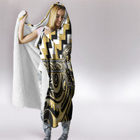 Aotearoa Ngati Tama Hooded Blanket Maori Iwi Poutama Puhoro Tattoo LT14 - Polynesian Pride