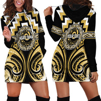 Aotearoa Ngati Tama Personalised Hoodie Dress Maori Iwi Poutama Puhoro Tattoo LT14 - Polynesian Pride
