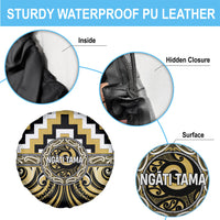Aotearoa Ngati Tama Spare Tire Cover Maori Iwi Poutama Puhoro Tattoo LT14 - Polynesian Pride
