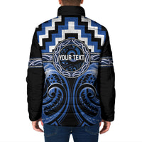 Aotearoa Ngati Ruanui Personalised Padded Jacket Maori Iwi Poutama Puhoro Tattoo LT14 - Polynesian Pride