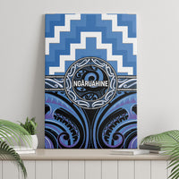 Aotearoa Ngaruahine Canvas Wall Art Maori Iwi Poutama Puhoro Tattoo LT14 - Polynesian Pride