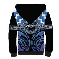 Aotearoa Ngaruahine Personalised Sherpa Hoodie Maori Iwi Poutama Puhoro Tattoo LT14 - Polynesian Pride