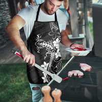 Black Hawaii Apron Hammerhead Shark Tattoo Curve Polynesian - Polynesian Pride