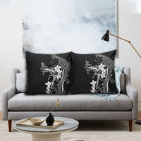 Black Hawaii Pillow Cover Hammerhead Shark Tattoo Curve Polynesian LT14 - Polynesian Pride