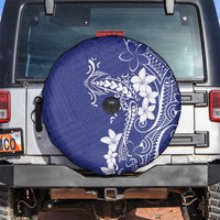 Blue Hawaii Spare Tire Cover Hammerhead Shark Tattoo Curve Polynesian - Polynesian Pride