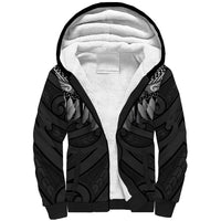 Poutama Korowai New Zealand Sherpa Hoodie Aotearoa Maori Tattoo - Polynesian Pride