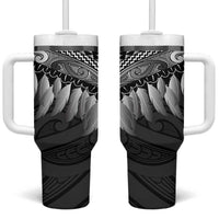 Poutama Korowai New Zealand Tumbler With Handle Aotearoa Maori Tattoo - Polynesian Pride