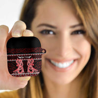 Kia Ora New Zealand AirPods Case Maori Language Week Whero Taniko Motif LT14 - Polynesian Pride