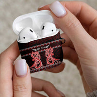 Kia Ora New Zealand AirPods Case Maori Language Week Whero Taniko Motif LT14 - Polynesian Pride