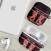 Kia Ora New Zealand AirPods Case Maori Language Week Whero Taniko Motif LT14 - Polynesian Pride
