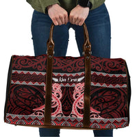 Kia Ora New Zealand Travel Bag Maori Language Week Whero Taniko Motif - Polynesian Pride