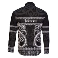 Kia Ora New Zealand Family Matching Short Sleeve Bodycon Dress and Hawaiian Shirt Maori Language Week Pango Taniko Motif - Polynesian Pride