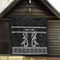 Kia Ora New Zealand Quilt Maori Language Week Pango Taniko Motif - Polynesian Pride