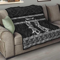 Kia Ora New Zealand Quilt Maori Language Week Pango Taniko Motif - Polynesian Pride