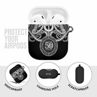 Kia Kaha Te Reo Maori New Zealand AirPods Case 50th Anniversary Ake Ake Ake LT14 - Polynesian Pride