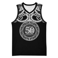 Kia Kaha Te Reo Maori New Zealand Basketball Jersey 50th Anniversary Ake Ake Ake - Polynesian Pride