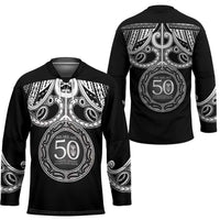 Kia Kaha Te Reo Maori New Zealand Hockey Jersey 50th Anniversary Ake Ake Ake LT14 - Polynesian Pride