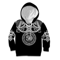 Kia Kaha Te Reo Maori New Zealand Kid Hoodie 50th Anniversary Ake Ake Ake - Polynesian Pride