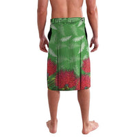 Kakapo New Zealand Christmas Lavalava Meri Kirihimete Pohutukawa - Green Color