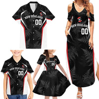 Custom New Zealand Silver Fern Softball Family Matching Summer Maxi Dress and Hawaiian Shirt Go Aotearoa LT14 - Polynesian Pride