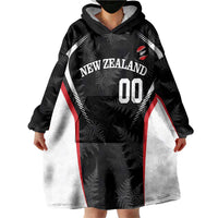 Custom New Zealand Silver Fern Softball Wearable Blanket Hoodie Go Aotearoa LT14 - Polynesian Pride