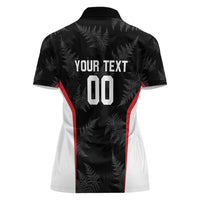 Custom New Zealand Silver Fern Softball Women Polo Shirt Go Aotearoa LT14 - Polynesian Pride
