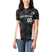 Custom New Zealand Silver Fern Softball Women Polo Shirt Go Aotearoa LT14 - Polynesian Pride