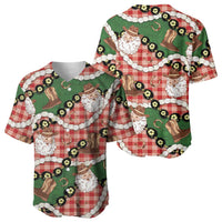 Cowboy Hawaii Mele Kalikimaka Baseball Jersey Paniolo Kukui Nut Pikake Lei Red Version - Polynesian Pride