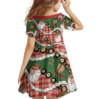Cowboy Hawaii Mele Kalikimaka Family Matching Tank Maxi Dress and Hawaiian Shirt Paniolo Kukui Nut Pikake Lei Red Version LT14 - Polynesian Pride