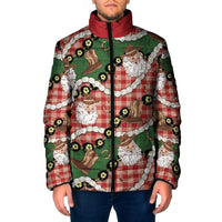 Cowboy Hawaii Mele Kalikimaka Padded Jacket Paniolo Kukui Nut Pikake Lei Red Version - Polynesian Pride