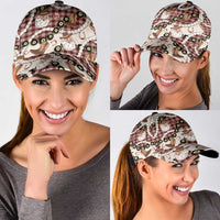 Cowboy Hawaii Mele Kalikimaka Classic Cap Paniolo Kukui Nut Pikake Lei Burgundy Version - Polynesian Pride