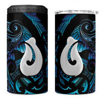Hei Matau New Zealand Matariki 4 in 1 Can Cooler Tumbler NZ Fish Hook Maori Art LT14 One Size: 16 oz Purple - Polynesian Pride