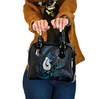 Hei Matau New Zealand Matariki Shoulder Handbag NZ Fish Hook Maori Art